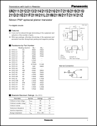 Click here to download UNR211T Datasheet