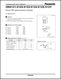 Click here to download UNR4124 Datasheet