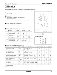 Click here to download XN01872 Datasheet