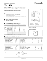 Click here to download XN01504 Datasheet