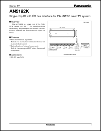 Click here to download AN5192K Datasheet