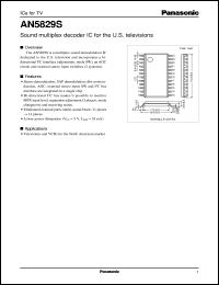 Click here to download AN5829S Datasheet