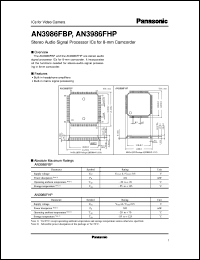 Click here to download AN3986FHP Datasheet