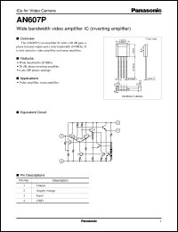 Click here to download AN607P Datasheet