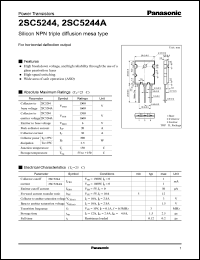 Click here to download 2SC5244A Datasheet