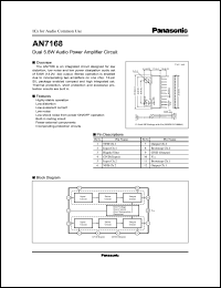 Click here to download AN7168 Datasheet