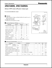 Click here to download 2SC5406A Datasheet