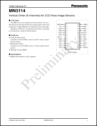 Click here to download MN3114 Datasheet