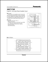 Click here to download AN7174K Datasheet