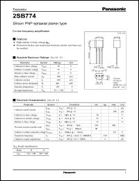 Click here to download 2SB774 Datasheet