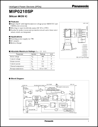 Click here to download MIP0210SP Datasheet