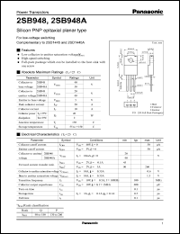 Click here to download 2SB948 Datasheet