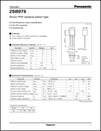 Click here to download 2SB976 Datasheet