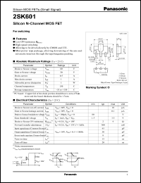Click here to download 2SK601 Datasheet