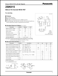 Click here to download 2SK615 Datasheet