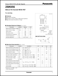 Click here to download 2SK656 Datasheet
