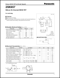 Click here to download 2SK657 Datasheet