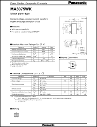 Click here to download MA3075WK Datasheet