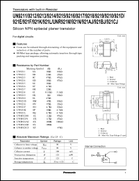 Click here to download UN921L Datasheet