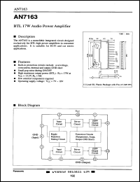 Click here to download AN7163 Datasheet