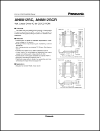 Click here to download AN8812SCR Datasheet