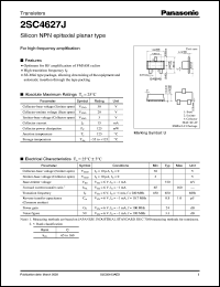 Click here to download 2SC4627J Datasheet