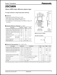 Click here to download 2SC5809 Datasheet