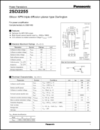 Click here to download 2SD2255 Datasheet