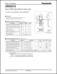 Click here to download 2SD2573 Datasheet