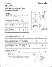 Click here to download 2SD2623 Datasheet