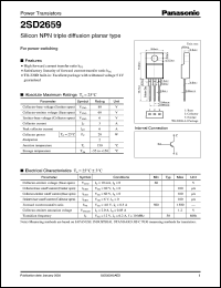 Click here to download 2SD2659 Datasheet