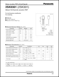 Click here to download 2SK0301 Datasheet