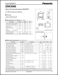 Click here to download 2SK3560 Datasheet