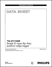 Click here to download 74LVC1G80 Datasheet