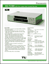 Click here to download AG-TL500 Datasheet