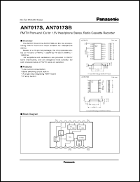Click here to download AN7017S Datasheet