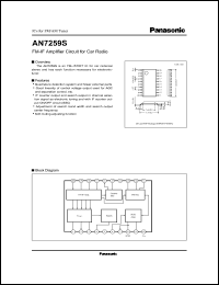 Click here to download AN7259 Datasheet