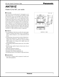 Click here to download AN7551Z Datasheet