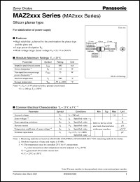 Click here to download MAZ20910B Datasheet