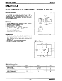 Click here to download MN3204 Datasheet