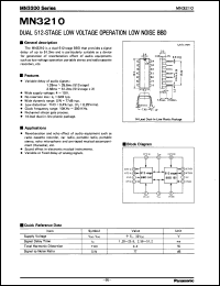 Click here to download MN3210 Datasheet