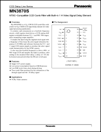 Click here to download MN3870 Datasheet