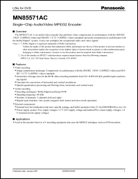 Click here to download MN85571 Datasheet