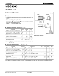 Click here to download MSG33001 Datasheet