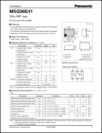 Click here to download MSG36E41 Datasheet