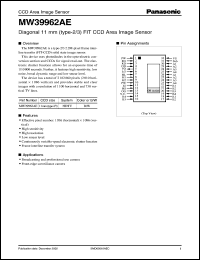 Click here to download MW39962AE Datasheet