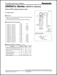 Click here to download UNR421X Datasheet