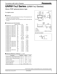 Click here to download UNR911MJ Datasheet