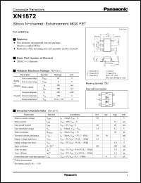 Click here to download XN1872 Datasheet