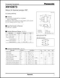 Click here to download XN1D873 Datasheet